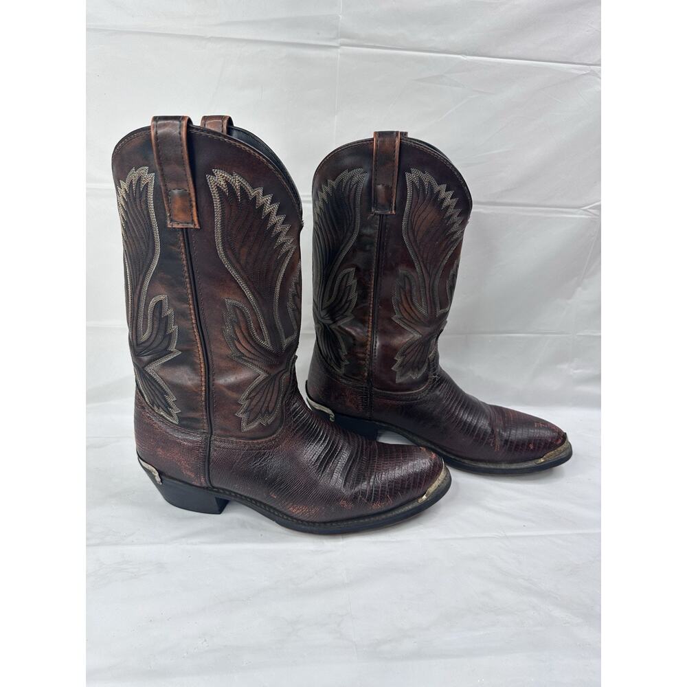 Men's Laredo Prints Cowboy Boot 10EW Brown Western 68082